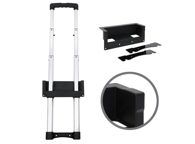 Adam Hall Hardware 3476041 - Recessed Extendable Handle 3-st 